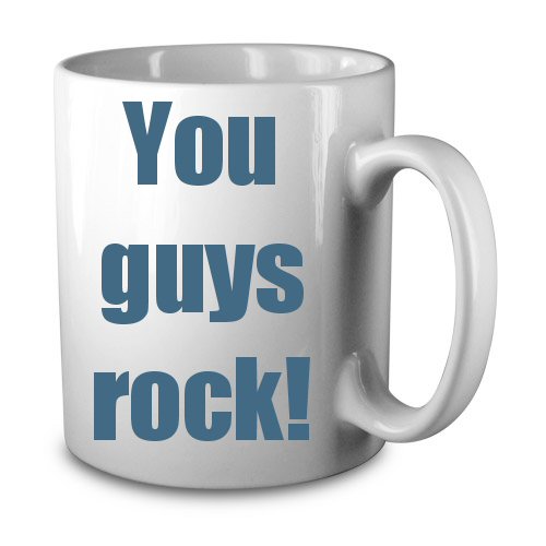 You guys rock Mug